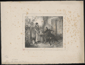 Le peau de chagrin - par Mr. de Balzac. - Le docteur Planchette explique à Raphael la théorie de la presse hydraulique