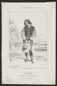 Mlle. Willmen. - Rôle de Ruben dans la Vallée aux Fleurs - théatre du Palais-Royal
