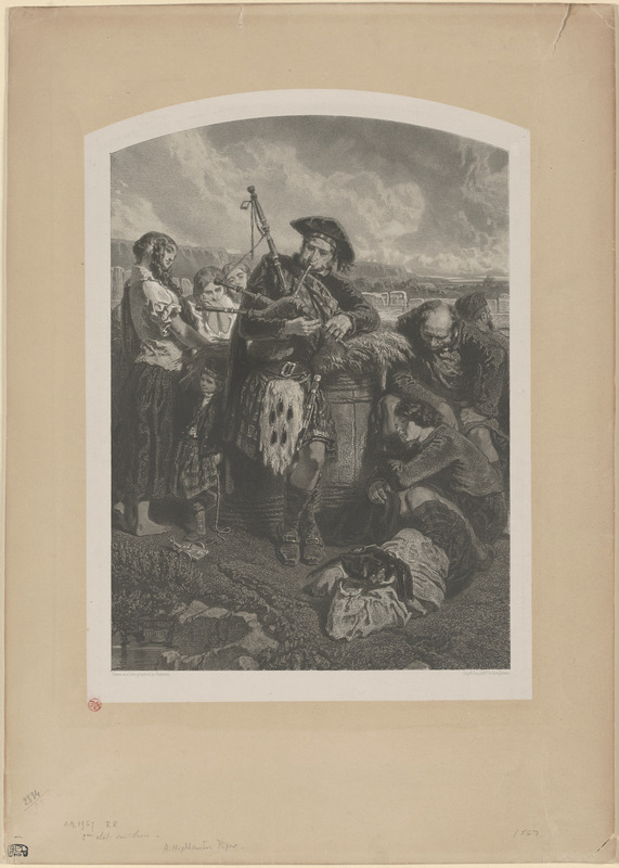A Highland piper