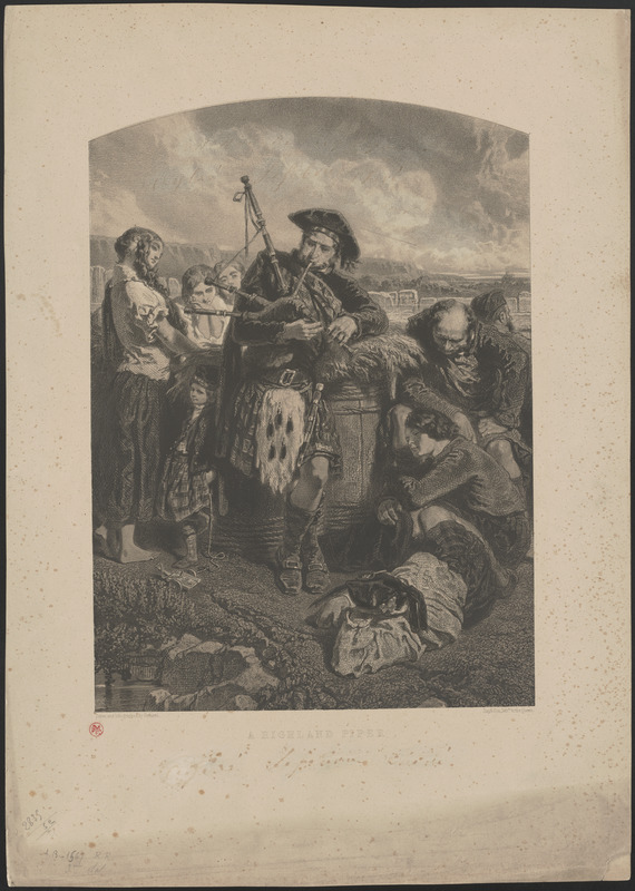 A Highland piper