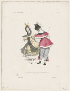 Travestissements (sic) Originaux pour les bals de 1834 - No 3 et 4