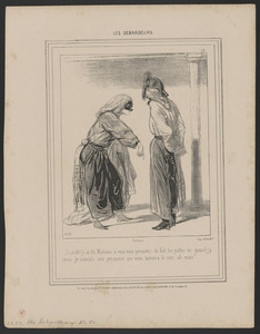 J'i ai dit! j'i ai dit, Madame, si vous vous permettez de fich' les pattes ici - quand j'y serai, je connais une jeune personne qui vous tannera le cuir, - ah! mais!