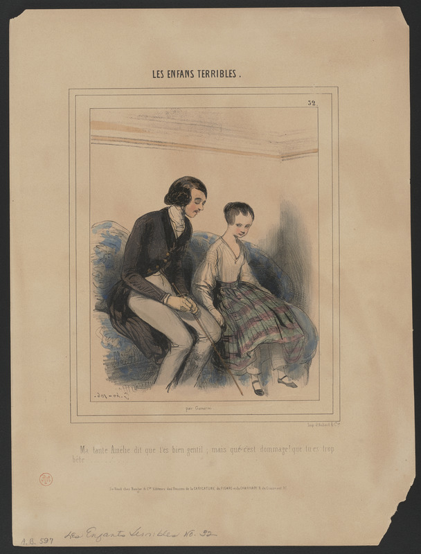 Que c'est dommage! - ma tante Amélie dit que t'es bien gentil, mais que t'es trop bête...