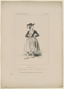 Marseillaise. - Veste et chapeau de velours. Fichu de soie. Jupe de laine