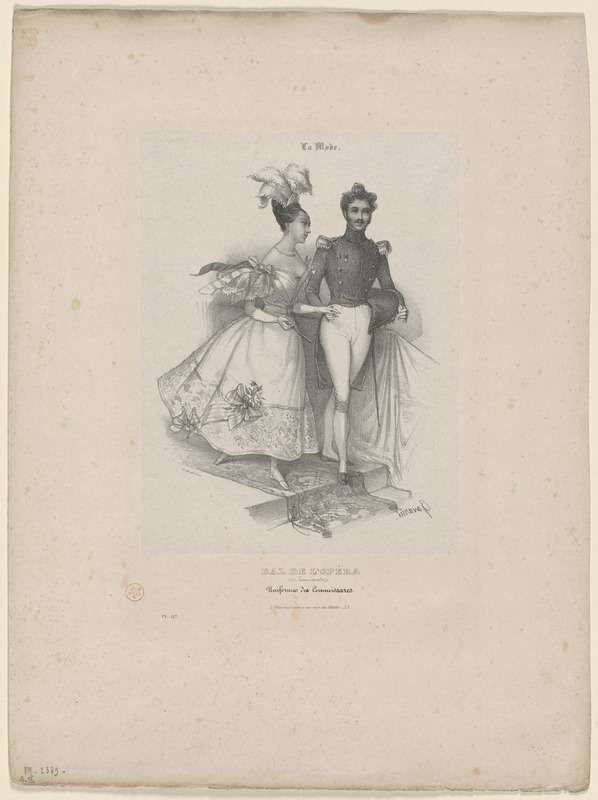 Bal de l'opéra. - (22 janvier 1831) - Uniforme des commissaires