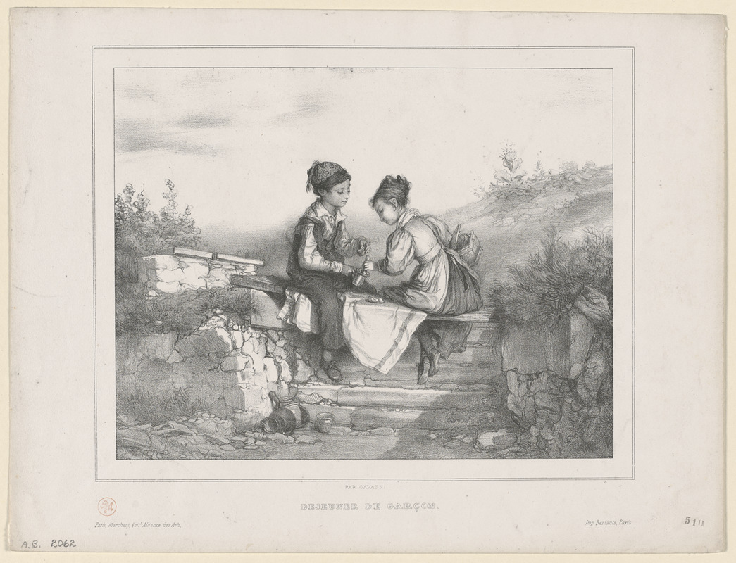 Déjeuner de garçon