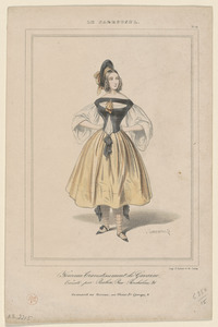Nouveau travestissement de Gavarni. - Exécuté par Babin, rue Richelieu, 21