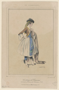 Costume de Gavarni, - exécuté par Moreau, rue Vivienne, no. 18