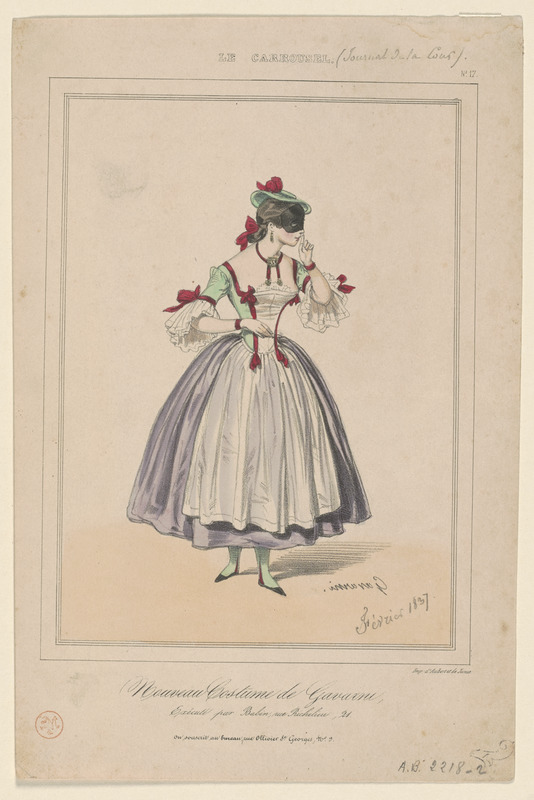 Nouveau costume de Gavarni - exécuté par Babin, rue Richelieu, 21