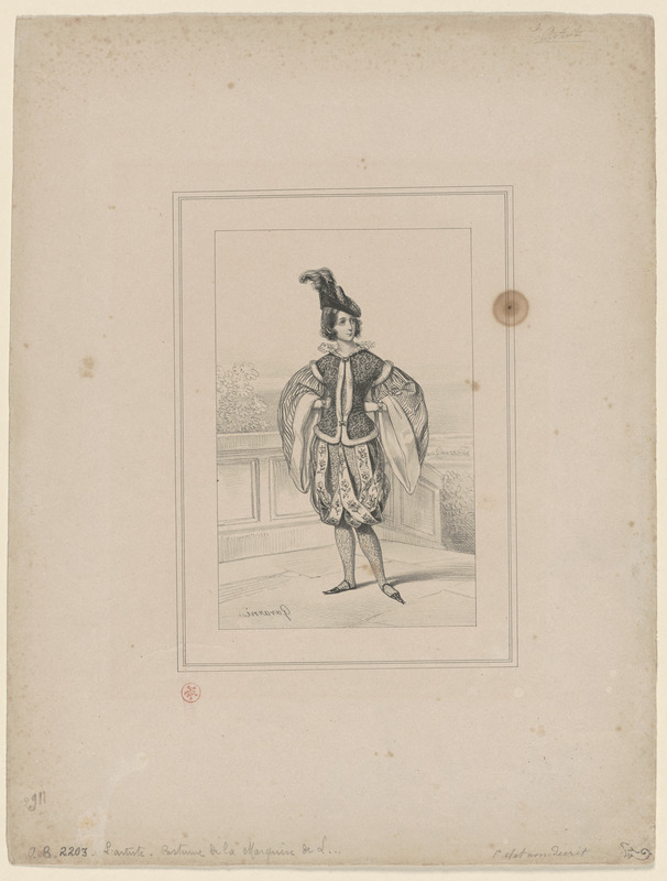 Costume de Mme. La Marquise de L...