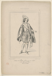 Costume de Prince Louis, joué par Chollet. - Les Chaperons blancs. - Opéra-Comique