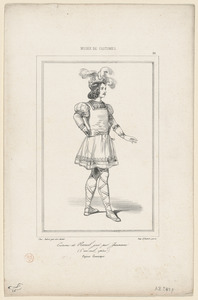 Costume de Raoul, joué par Jansenne. - L'An mil, opéra. - Opéra-Comique