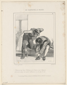Prête-moi vingt francs, Guillemain, j'ai le Domino rose à déjeuner. - Je l'ai eu à souper, mon pauvre bonhomme, et je n'ai plus le sou