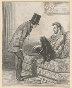 On vient de rapporter Louis de Vincennes, avec deux côtes cassés! - Pourquoi s'est-il battu? - Pour une bouffée de cigarre (sic)