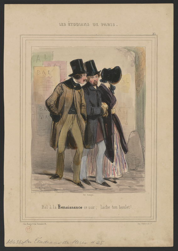 Bal à la Renaissance ce soir, lâche ton boulet!...