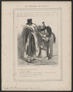 Ça vaut une pièce de quatorze francs. - ...tra, la, la, la!... - "Mes vœux sont ceux d'un simple bachelier." Trois livres dix sous. - Nous sommes loin d'être d'accord, bourgeois. - Et votre guimbarde aussi, l'ancien!