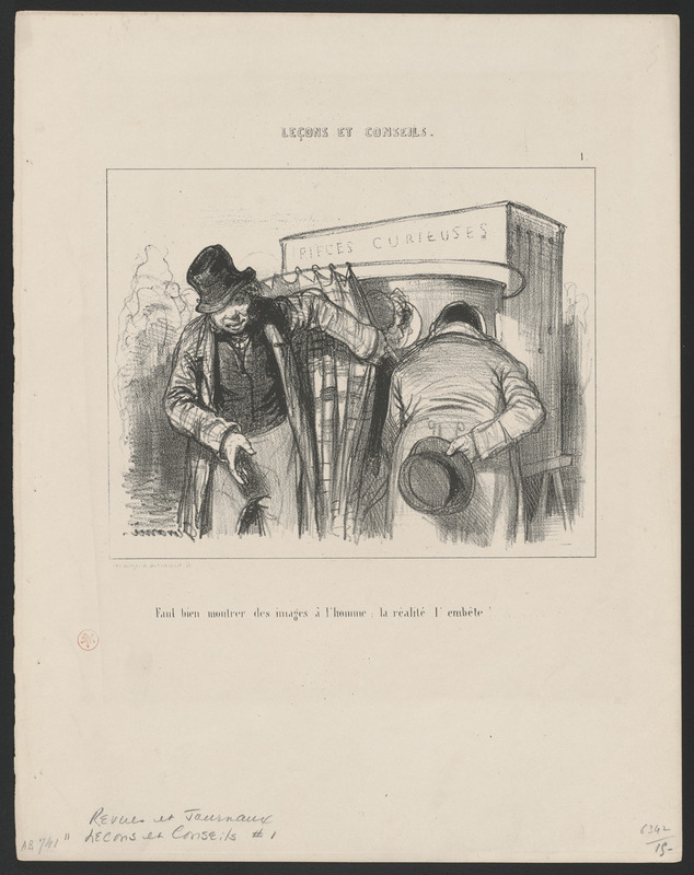 Faut bien montrer des images à l'homme, la réalité l'embête!...