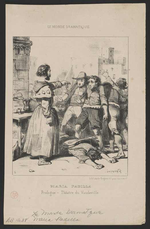 Maria Padilla. - Prologue Théâtre du Vaudeville