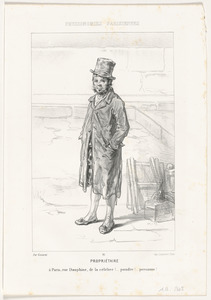 Propriétaire - à Paris, rue Dauphine, de la célèbre!...poudre!...persanne (sic)!