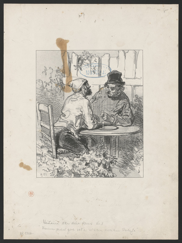 D'aucuns disent que vot'e m'sieu, mosieu Polyte, veut, sauf vot' - respect, manger son bien aux truffes... - Au turf! père Pigaud