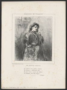 "Je conte à mes voisins surpris - Ma fortune à différents âges, - Et j'en trouve encore (sic) des débris - En balayant les cinq étages." (Béranger)