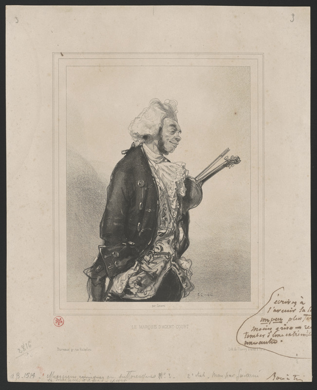 Le Marquis d'A(r)gentcourt