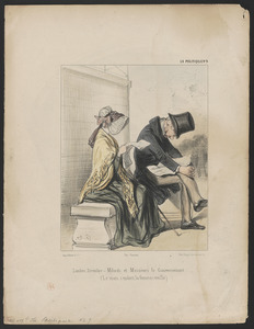 Londres, Décembre, "Milords et Messieurs, le gouvernement... - (Le mari s'endort, la femme s'éveille)."