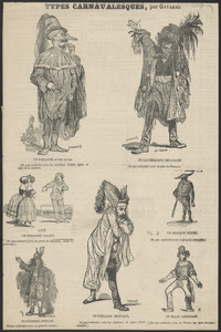 Types Carnavalesques, par Gavarni