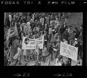 "Avenge Fred Hampton" rally, Boston Common