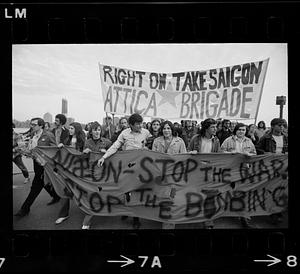 "Attica Brigade" anti-war march at MIT, Cambridge