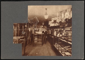Interior of men's clothing accessories store, Read and Company