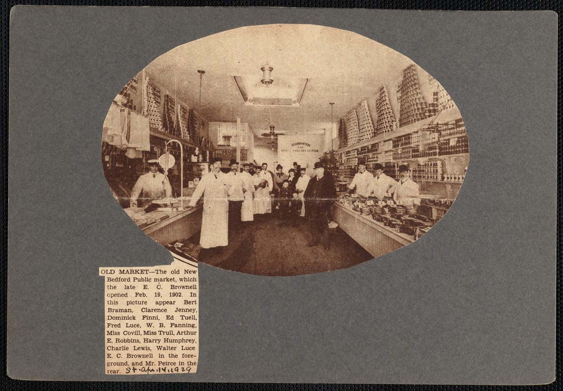 Interior of New Bedford Public Market, New Bedford, MA