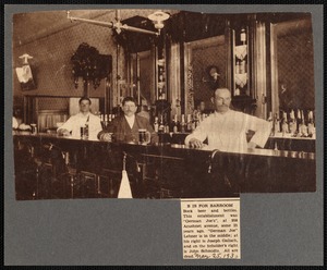 Interior of German Joe's saloon