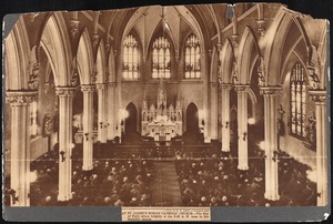 Interior of St. James Roman Catholic Church, New Bedford, MA