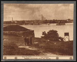 View of New Bedford from Fort Phoenix, Fairhaven, MA