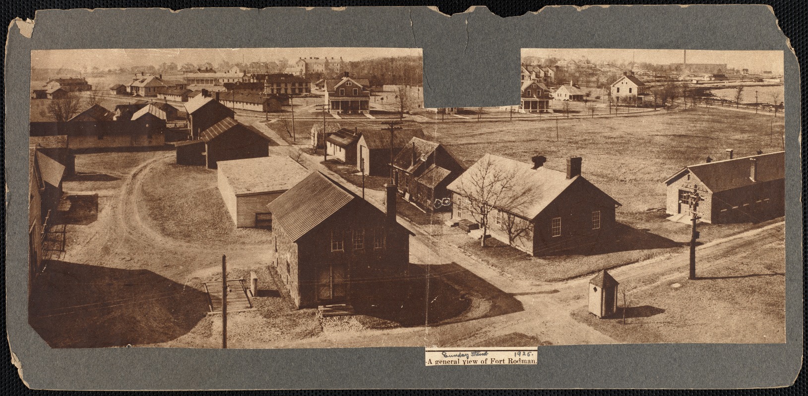 General view of Fort Rodman (Fort Taber), New Bedford, MA Digital