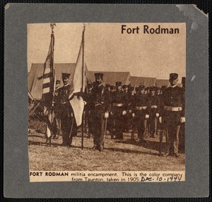Fort Rodman (Fort Taber) militia encampment