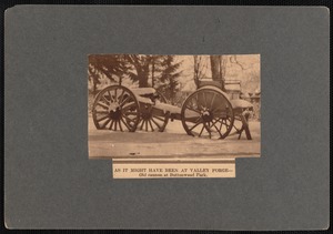 Old cannon at Buttonwood Park, New Bedford, MA