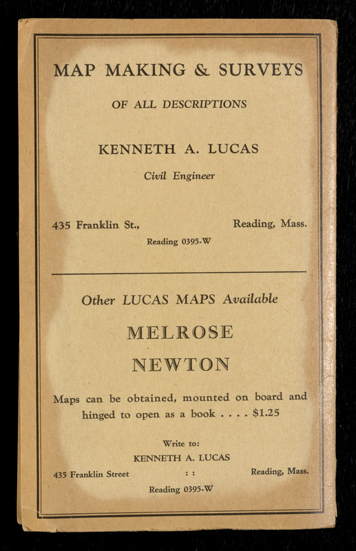 Indexed map of Needham and Wellesley, Norfolk County, Mass.