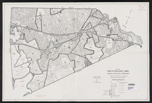 Map of Town of Wellesley, Mass.