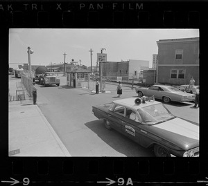 Gemini 9 leaves South Boston Naval Annex