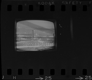 Gemini 6 blastoff failure via TV