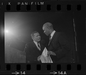 Gov. John Volpe and Roy Wilkins at NAACP convention