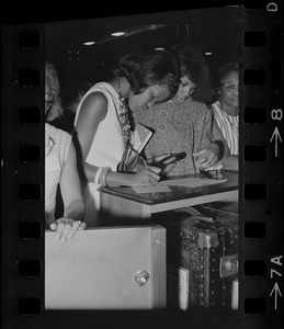 Registration counter at NAACP convention