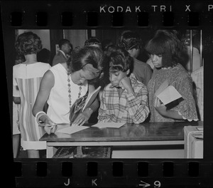 Registration counter at NAACP convention