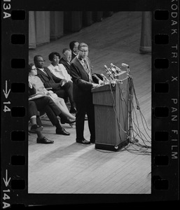 Sen. Edward Brooke speaking at NAACP convention