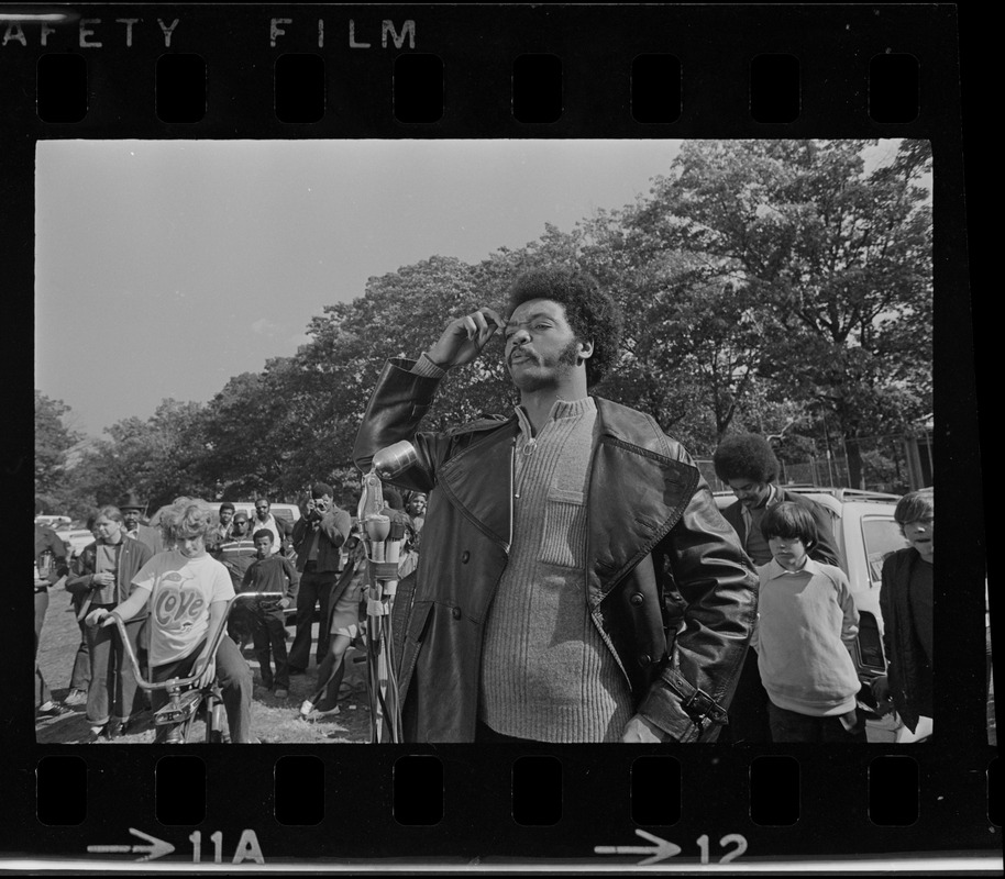 Rev. Jessie Jackson speaking during the Third World Walk for Liberation