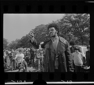 Rev. Jessie Jackson speaking during the Third World Walk for Liberation