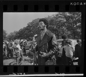 Rev. Jessie Jackson speaking during the Third World Walk for Liberation