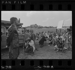 Rev. Jessie Jackson speaking during the Third World Walk for Liberation